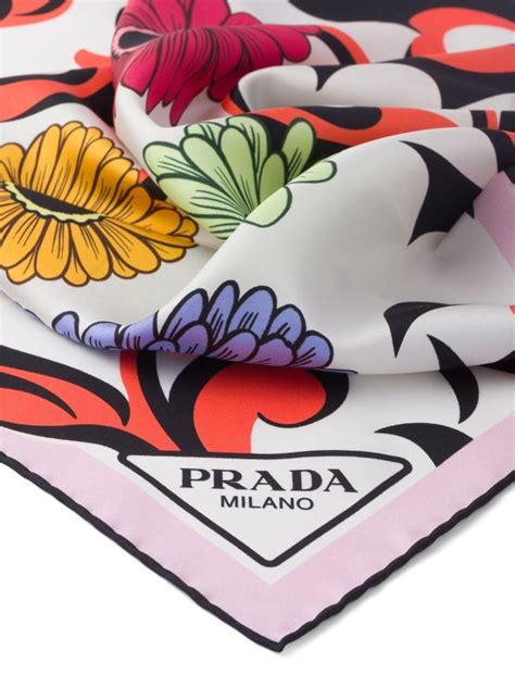 women prada scarf|Prada twill scarf.